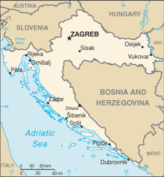 Croatia Map