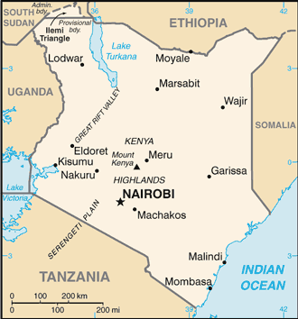 Kenya Map