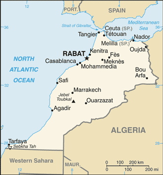 Morocco Map