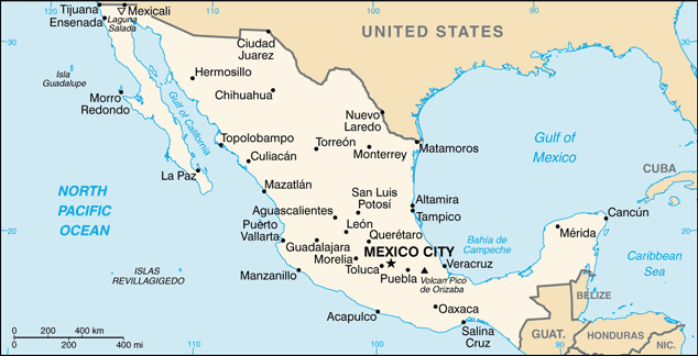 Mexico Map