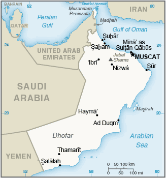 Oman Map