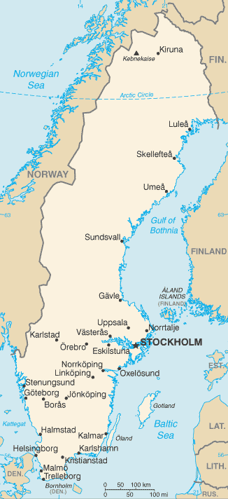 Sweden Map