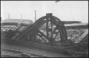 Damage from the raid at St Nazaire